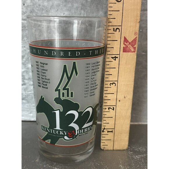 132nd Kentucky Derby 12 Oz Mint Julip Cocktail Glass 2006 Churchill Downs - Picture 8 of 8